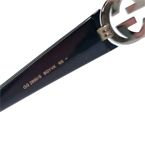 SOLD Gucci Authentic Black Grey Designer Sunglasses - Picture 12 of 16